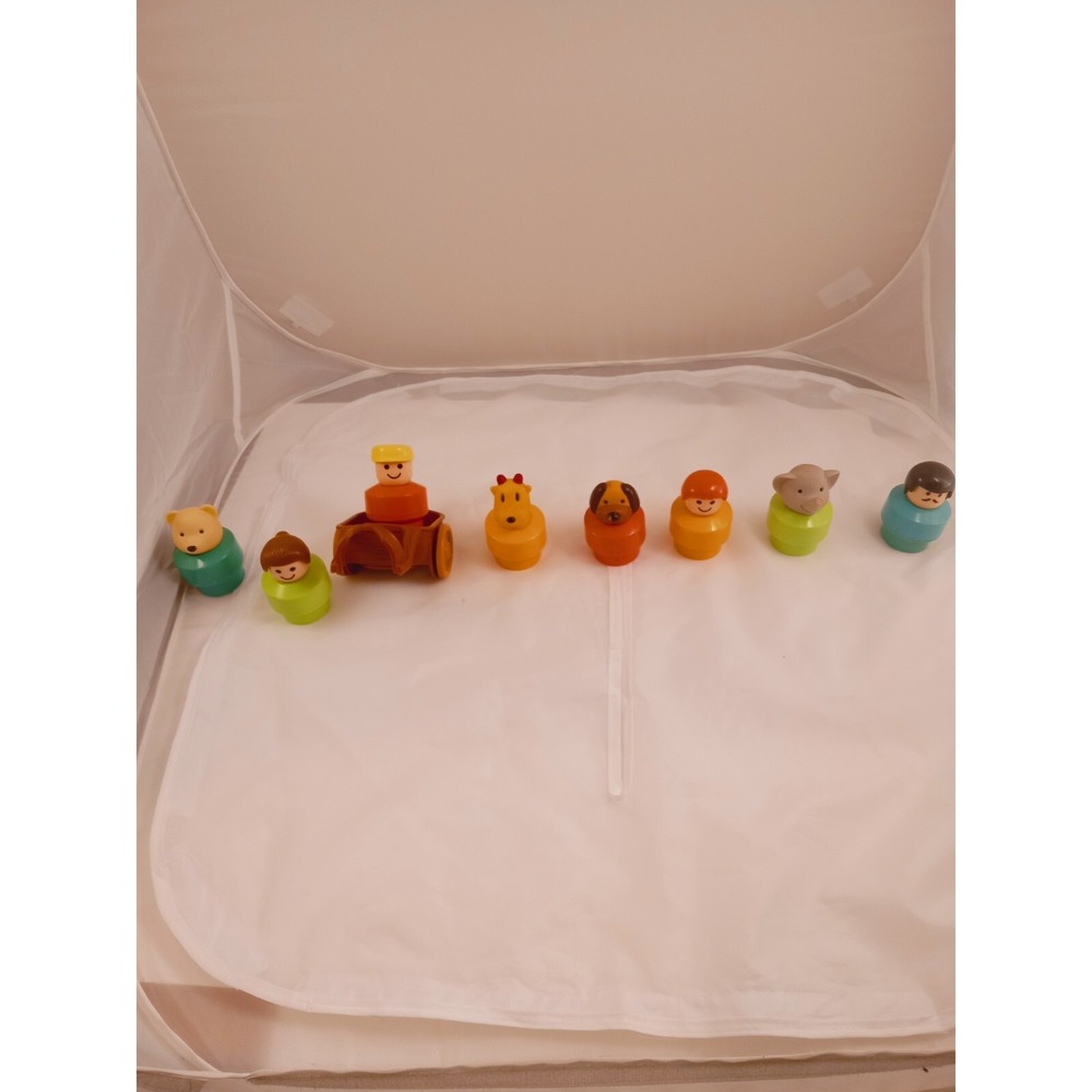 Lot of 8 Fisher-Price‎ Chunky Little People 1990